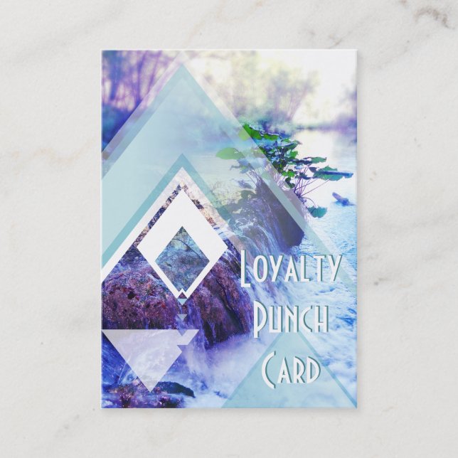 water geohaze loyalty card (Front)