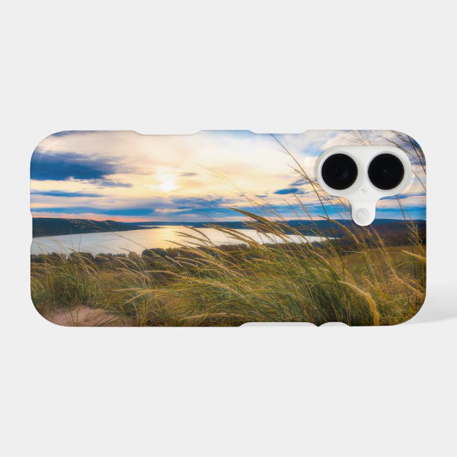 Water | Glen Lake Sleeping Bear Dunes Michigan iPhone Case (Back Horizontal)