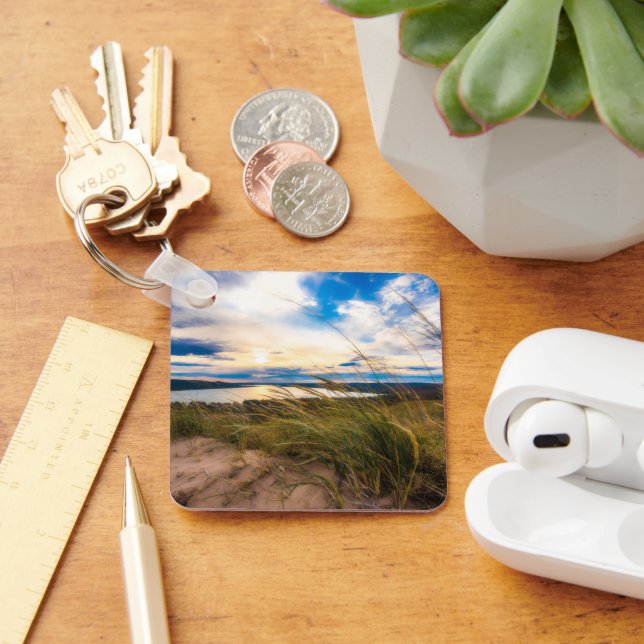 Water | Glen Lake Sleeping Bear Dunes Michigan Key Ring (Desk)