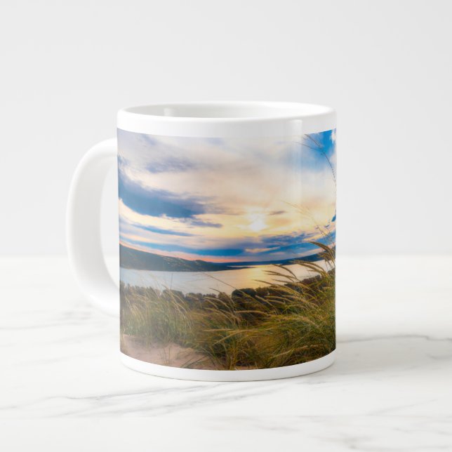 Water | Glen Lake Sleeping Bear Dunes Michigan Large Coffee Mug (Front Left)