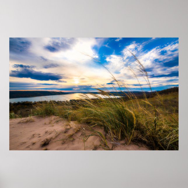Water | Glen Lake Sleeping Bear Dunes Michigan Poster (Front)