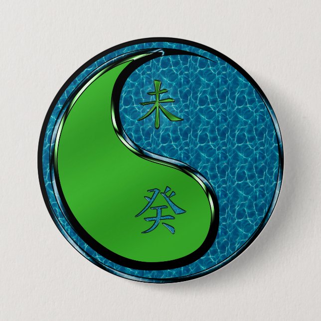 Water Goat 7.5 Cm Round Badge (Front)
