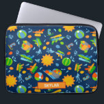 Water guns water balloons summer kids pattern laptop sleeve<br><div class="desc">Water guns water balloons summer pool party kids' personalised pattern.</div>