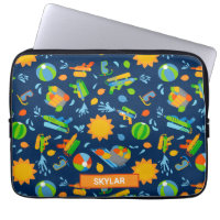 Water guns water balloons summer kids pattern