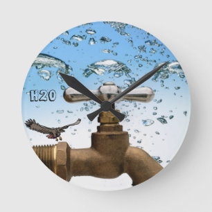 Water H20 Clock