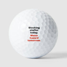 Water Hazard Tomorrow: Funny Golf Balls