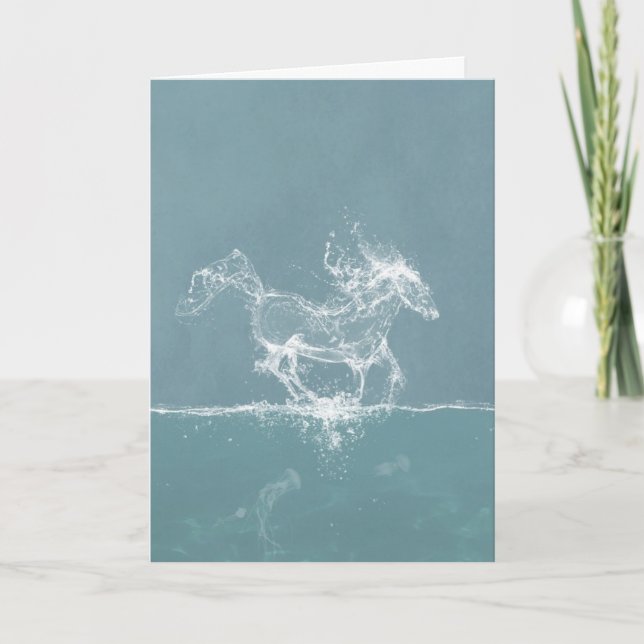 Water Horse Fantasy Card (Front)