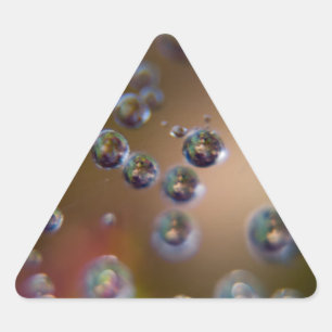 Water in Motion Triangle Sticker