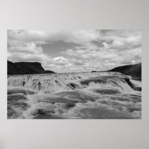 Water is flowing poster