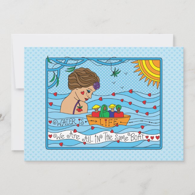 Water Is Life_Flat Card 7" x 5" (Front)