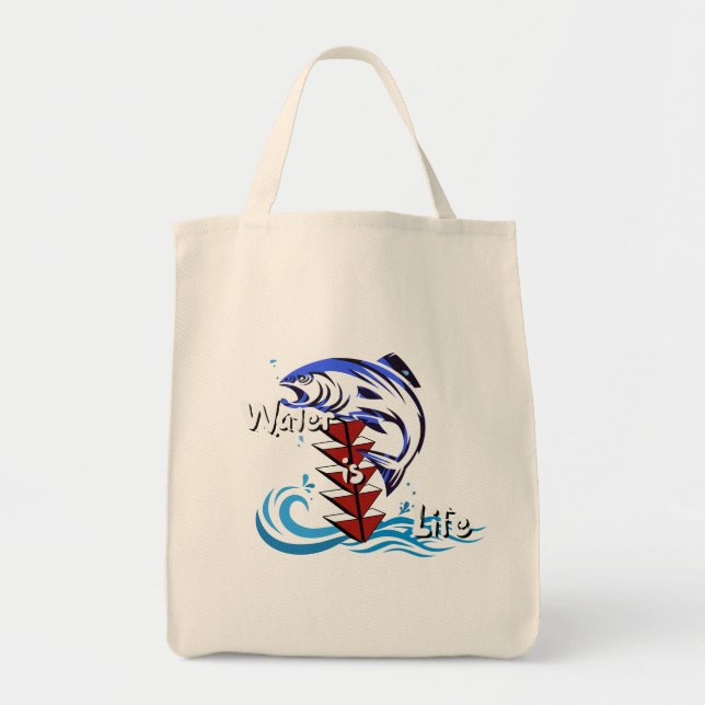 Water Is Life Tote Bag (Front)