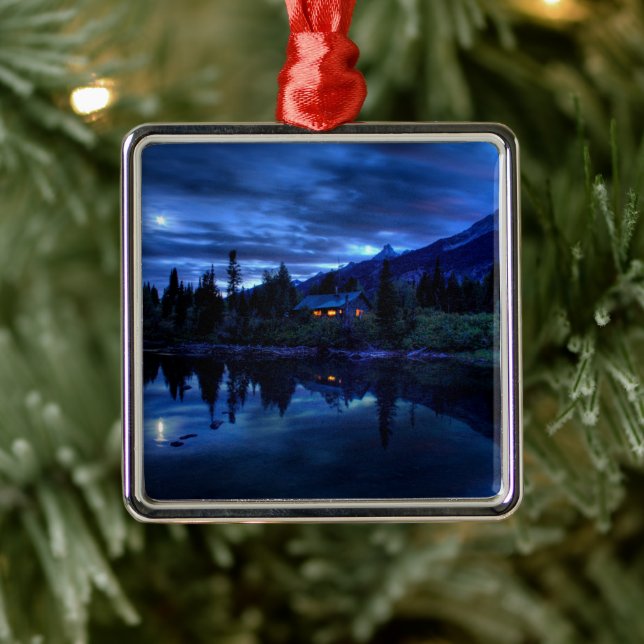 Water | Jenny Lake Grand Teton National Park Metal Ornament (Tree)