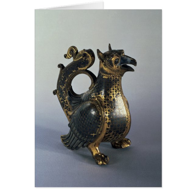 Water jug in the shapeof a griffin (Front)