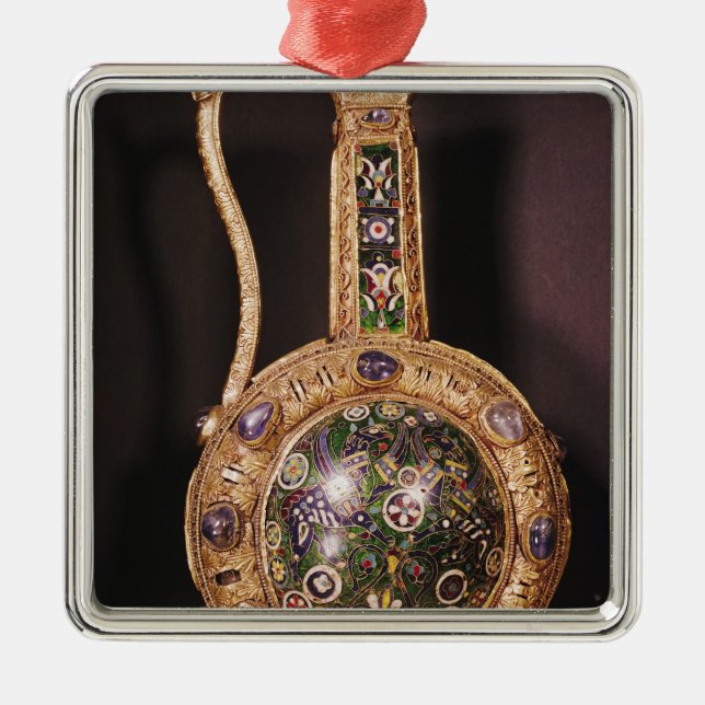 Water jug presented to Charlemagne Metal Tree Decoration (Front)