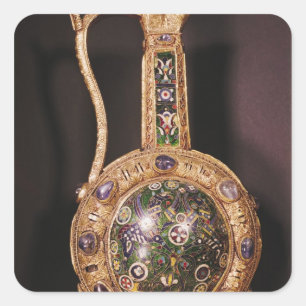 Water jug presented to Charlemagne Square Sticker