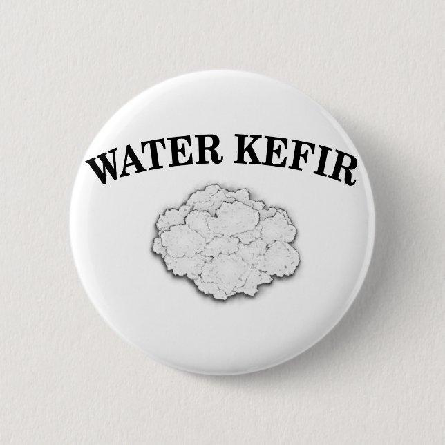 Water Kefir Grains 6 Cm Round Badge (Front)