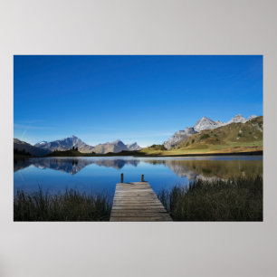 Water   Lai da Vons Switzerland Poster