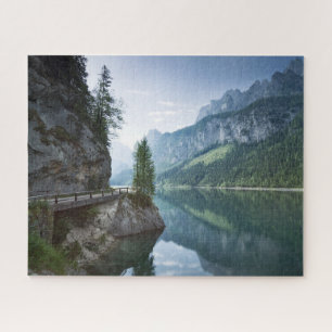 Water Lake Gosau Salzkammergut Austria Jigsaw Puzzle