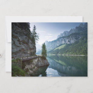 Water Lake Gosau Salzkammergut Austria Thank You Card