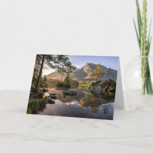 Water Lake Hintersee Berchtesgaden Germany Card