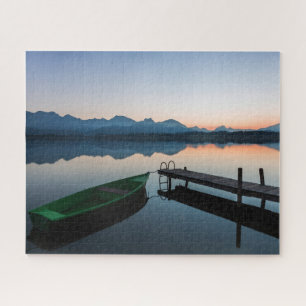 Water Lake Hopfen Bavarian Alps Germany Jigsaw Puzzle