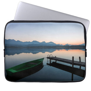 Water Lake Hopfen Bavarian Alps Germany Laptop Sleeve