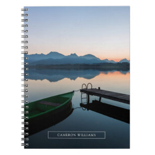 Water Lake Hopfen Bavarian Alps Germany Notebook