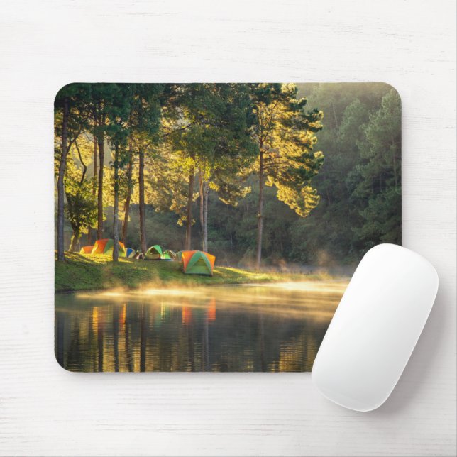 Water | Lake in Meahongson, Thailand Mouse Pad (With Mouse)