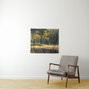Water Lake in Meahongson, Thailand Tapestry