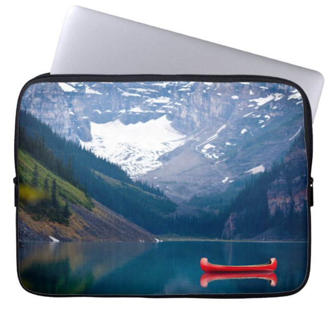 Water | Lake Louise Canadian Rocky Mountains Laptop Sleeve (Front)