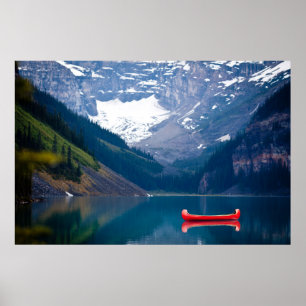 Water   Lake Louise Canadian Rocky Mountains Poster