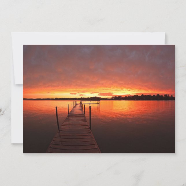 Water | Lake Minnetonka, Minnesota Thank You Card (Front)