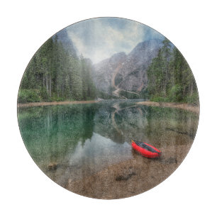 Water Lake South Tyrol, Italy Cutting Board
