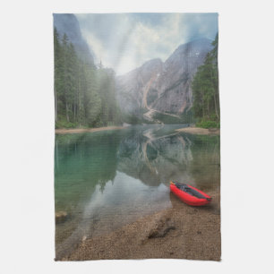 Water Lake South Tyrol, Italy Tea Towel