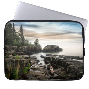 Water Lake Superior Grand Marais, Minnesota Laptop Sleeve