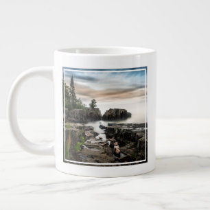 Water Lake Superior Grand Marais, Minnesota Large Coffee Mug