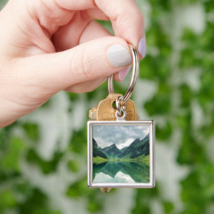 Water Lake Swiss Alps Key Ring