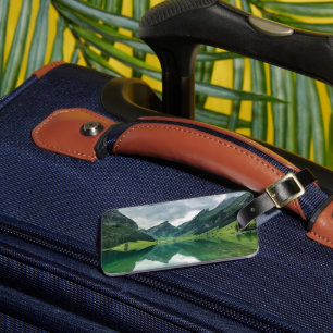 Water   Lake Swiss Alps Luggage Tag