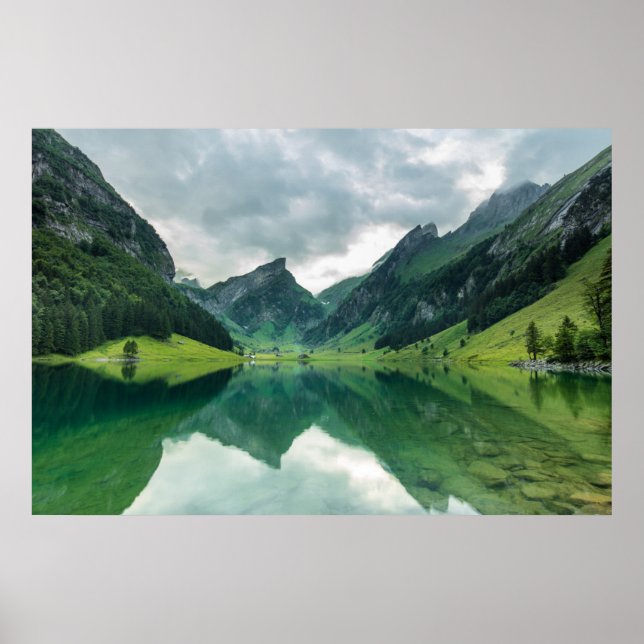 Water | Lake Swiss Alps Poster (Front)
