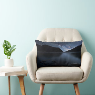 Water   Lakeshore at Night Lumbar Cushion