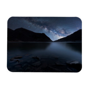 Water Lakeshore at Night Magnet