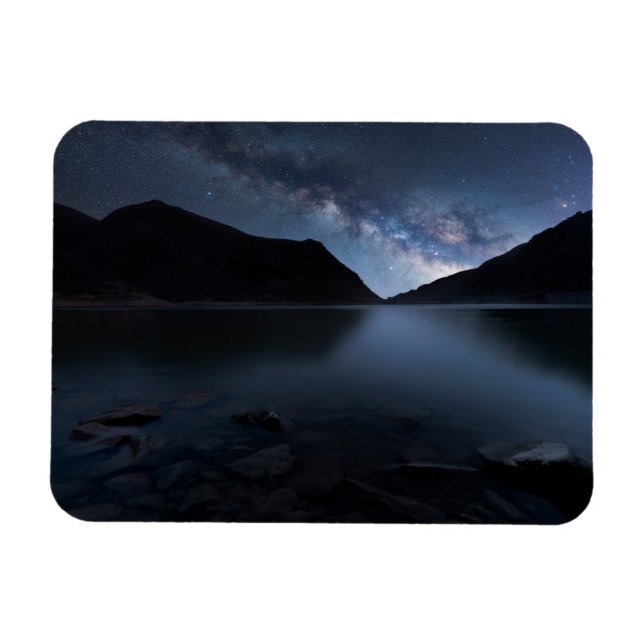 Water | Lakeshore at Night Magnet (Horizontal)