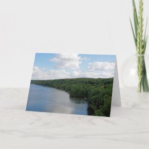 Water ... Land ... and Sky - Blank Greeting Card