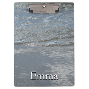 Water Lapping on the Beach Abstract Photography Clipboard