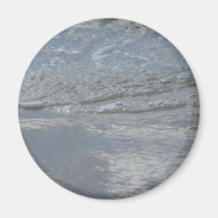 Water Lapping on the Beach Abstract Photography Magnet