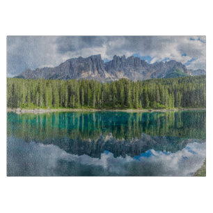 Water Latemar Mountain Range Cutting Board