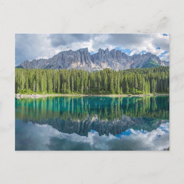 Water | Latemar Mountain Range Postcard (Front)