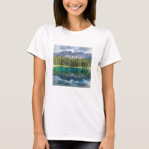 Water Latemar Mountain Range T-Shirt