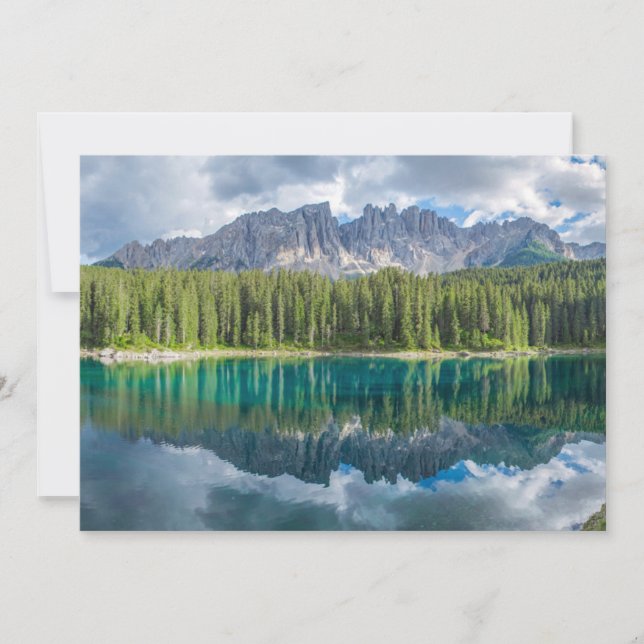 Water | Latemar Mountain Range Thank You Card (Front)