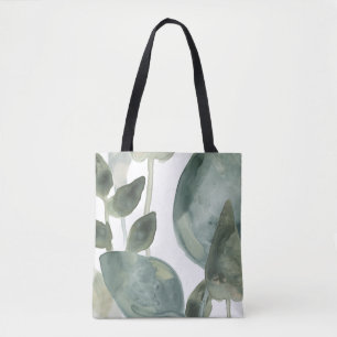 Water Leaves - Watercolor Tote Bag